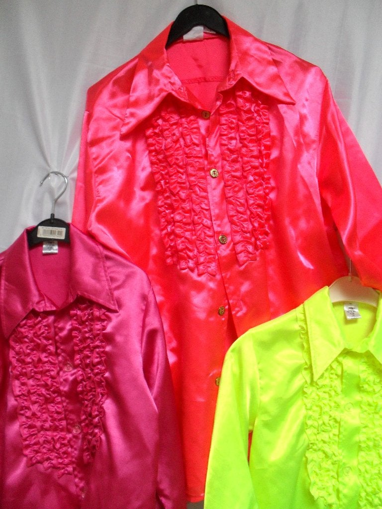 3 Hippie Flower Power blouse mt 116 / 128, Ophalen of Verzenden, Nieuw, 122 t/m 128, Jongen