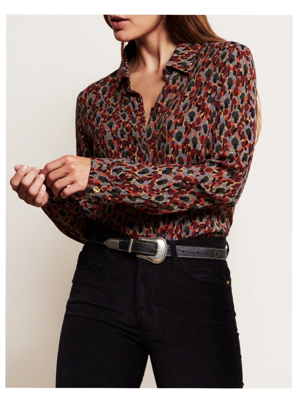 Mooie blouse van Fabienne Chapot (Perfect)maat 36, Kleding | Dames, Blouses en Tunieken, Overige kleuren, Ophalen of Verzenden