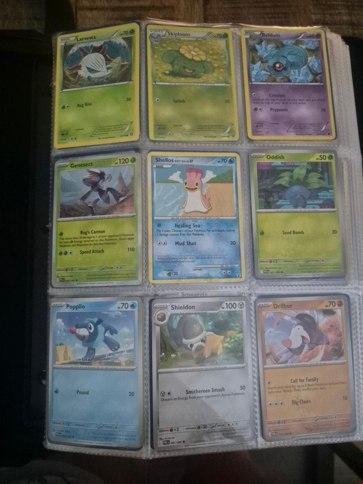 Grote verzameling Pokemon kaarten in map, Ophalen of Verzenden