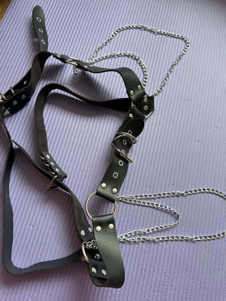Leather belt, Kleding | Dames, Riemen en Ceinturen, Ophalen of Verzenden, Nieuw