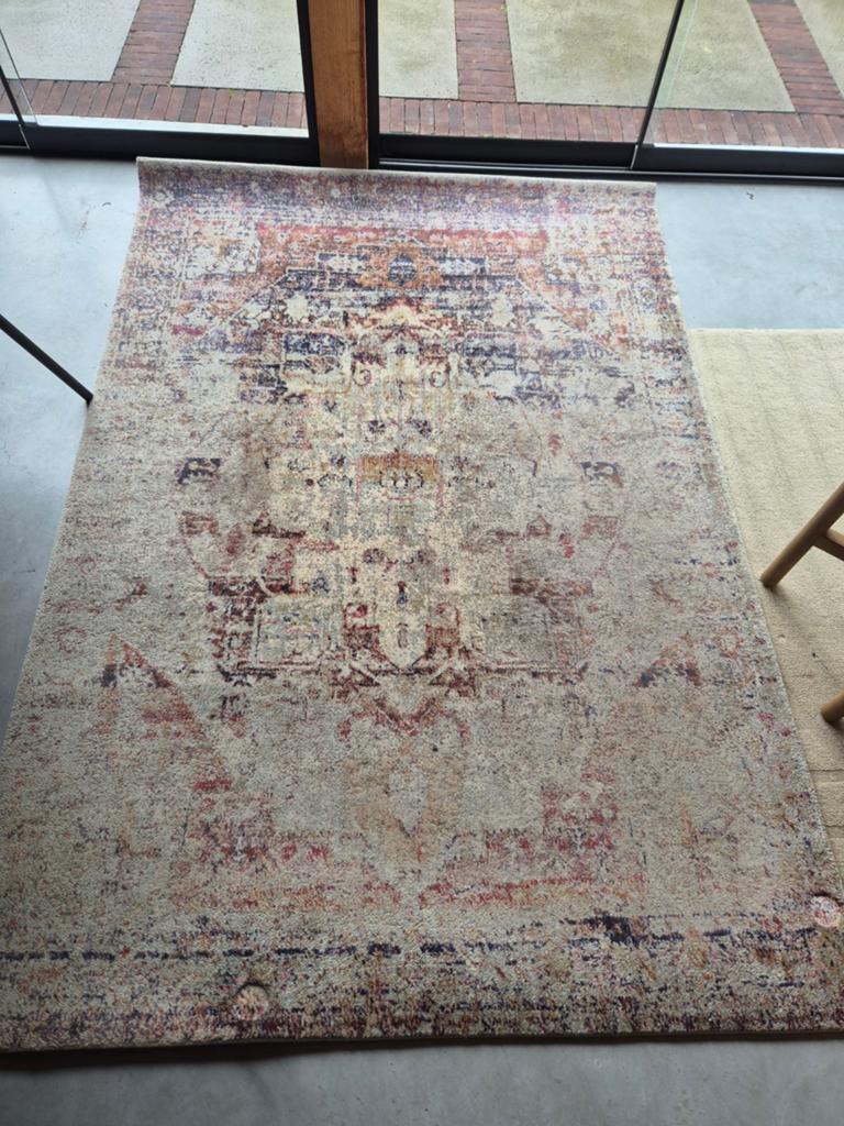 T.e.a.b.vloerkleed lamesa multi/terra 160x230, Huis en Inrichting, Stoffering | Tapijten en Kleden, Ophalen, Gebruikt, Overige kleuren