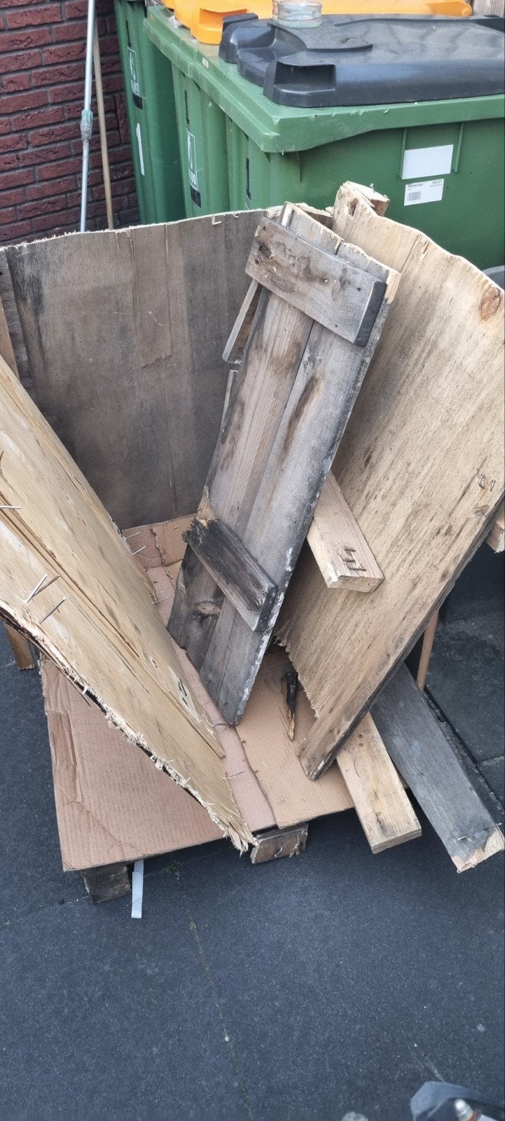 Gratis hout voor diverse projecten, Ophalen, Gebruikt, Minder dan 25 mm, Overige typen