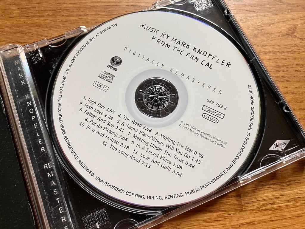 Mark Knopfler / Music By Mark Knopfler From The Film Cal, Cd's en Dvd's, Ophalen of Verzenden, Zo goed als nieuw, Poprock