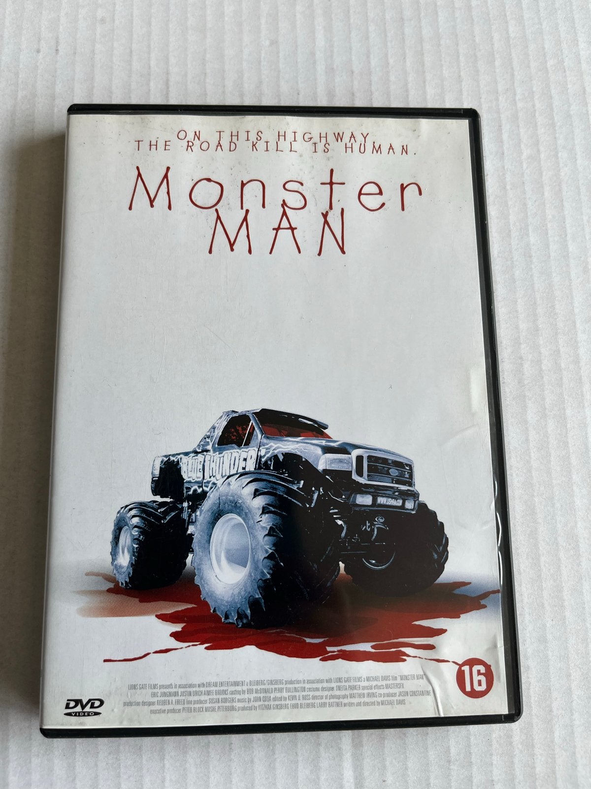 Monster Man DVD, Cd's en Dvd's, Dvd's | Horror, Gebruikt, Breedbeeld, Vanaf 16 jaar, Engels, Nederlands, Ophalen of Verzenden