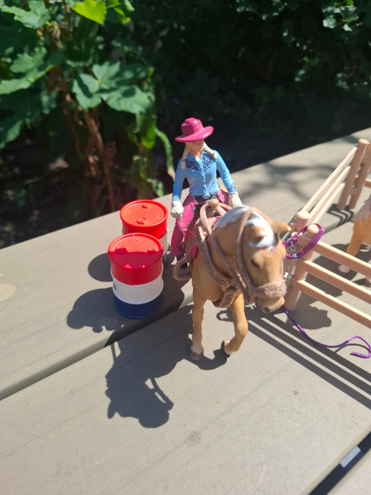 Schleich Western Sleigh Set met Figuur en Accessoires, Ophalen of Verzenden, Zo goed als nieuw