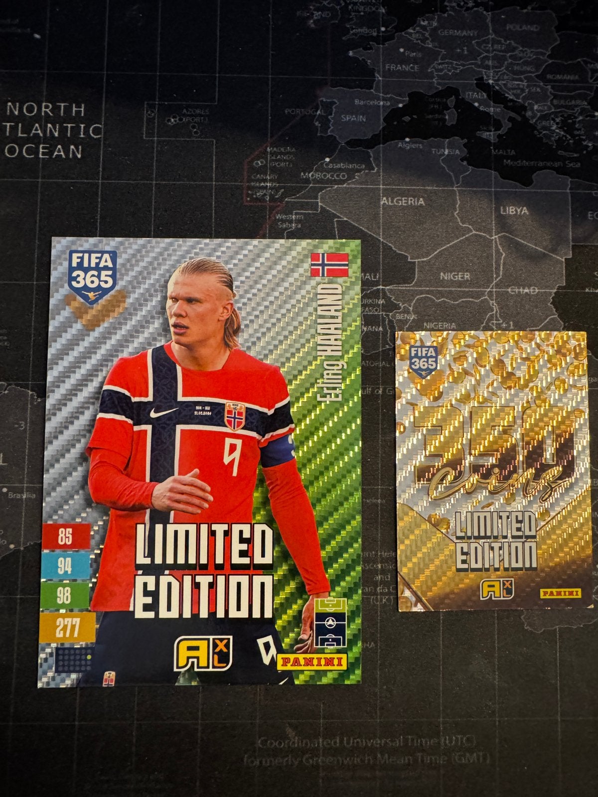 Panini FIFA 365 2027 Erling Haaland XXL Limited Edition, Verzamelen, Ophalen of Verzenden, Nieuw, Buitenlandse clubs, Spelerskaart