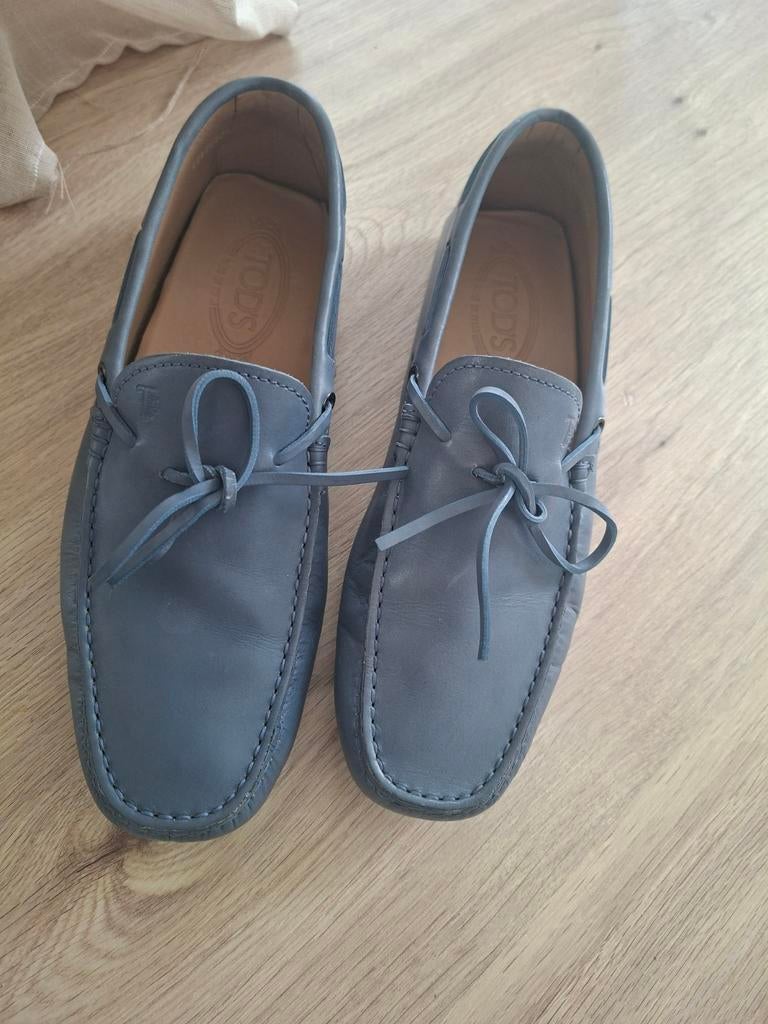 Tod's loafers maat 40.5 / 6.5, Loafers, Blauw, Ophalen of Verzenden, Tod's