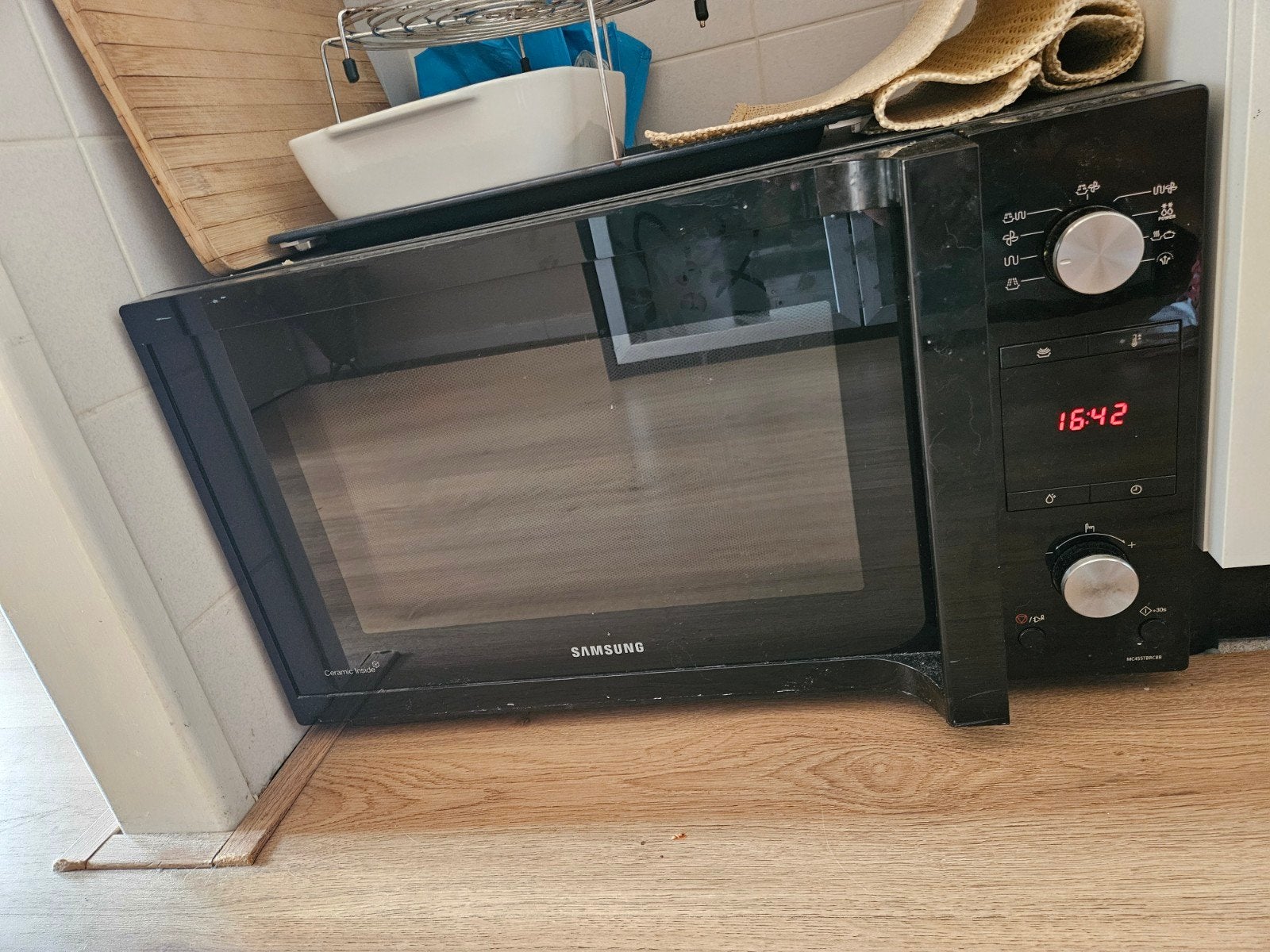 Samsung Combi Oven Magnetron 60cm breed, 52cm diep, Ophalen, Gebruikt, Oven