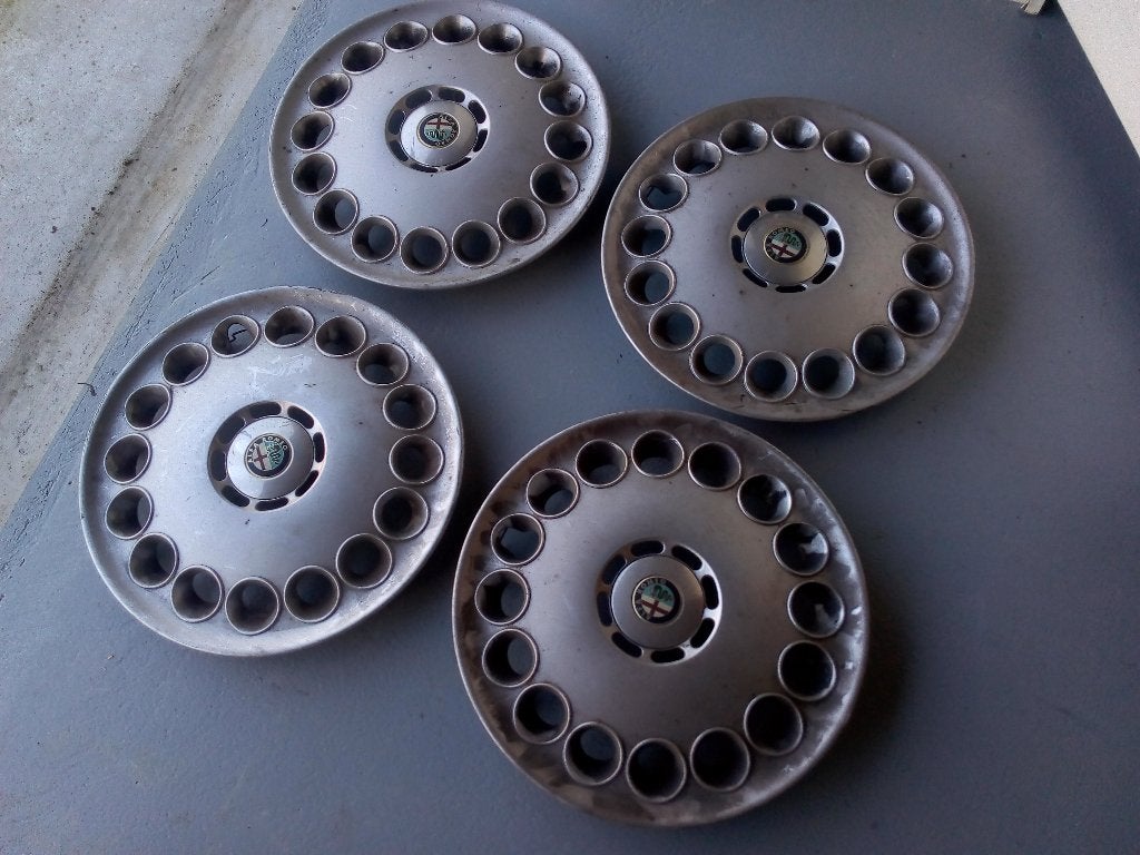 Wieldoppen Alfa Romeo 156 15 inch 60614531, Ophalen of Verzenden, Gebruikt