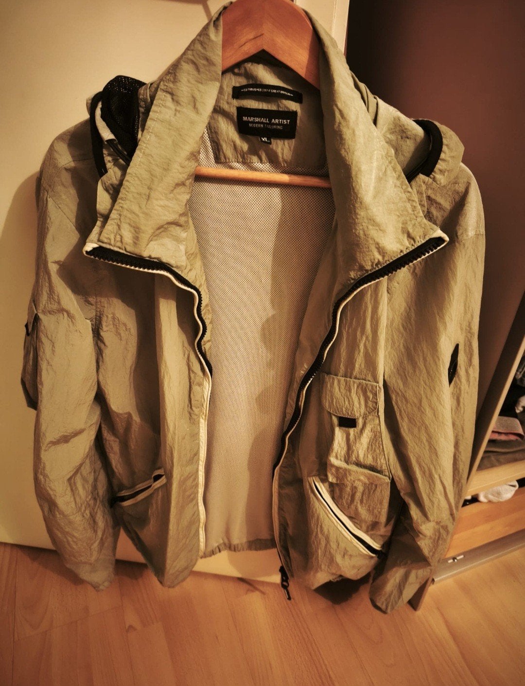 Marshall Artist jas - Maat XL, Ophalen, Beige, Maat 56/58 (XL), Zo goed als nieuw