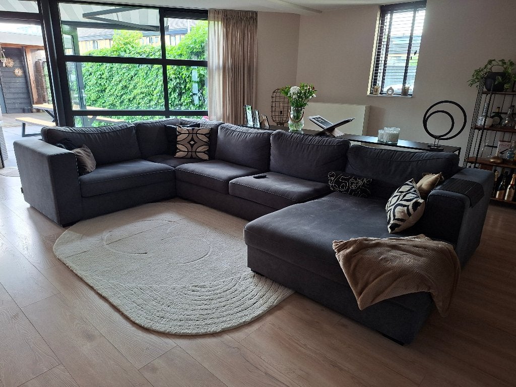 Grote bank 4.00 meter, Huis en Inrichting, Banken | Bankstellen, Ophalen, Gebruikt, Hoekbank, 300 cm of meer