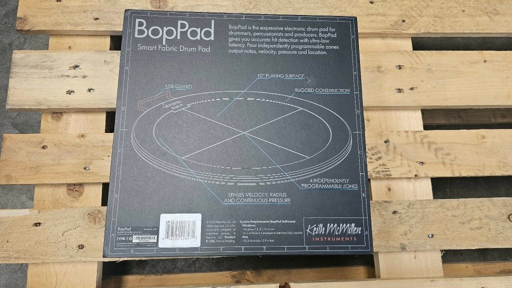 Boppad elektronische drum pad, Ophalen of Verzenden, Zo goed als nieuw