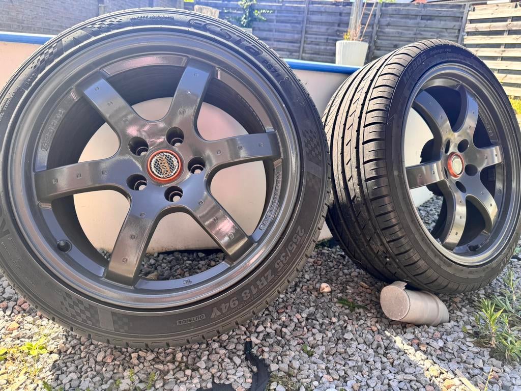 Rays forged 350z wielen, Ophalen