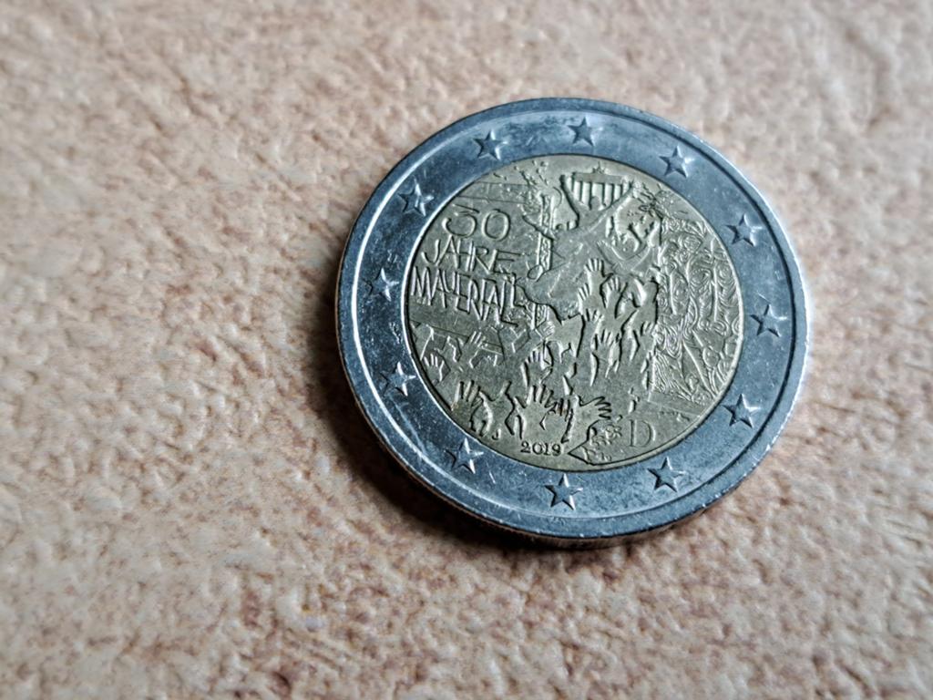 2 euro cc Duitsland 2019 Val van de Berlijnse Muur (J), Ophalen of Verzenden, Duitsland, 2 euro