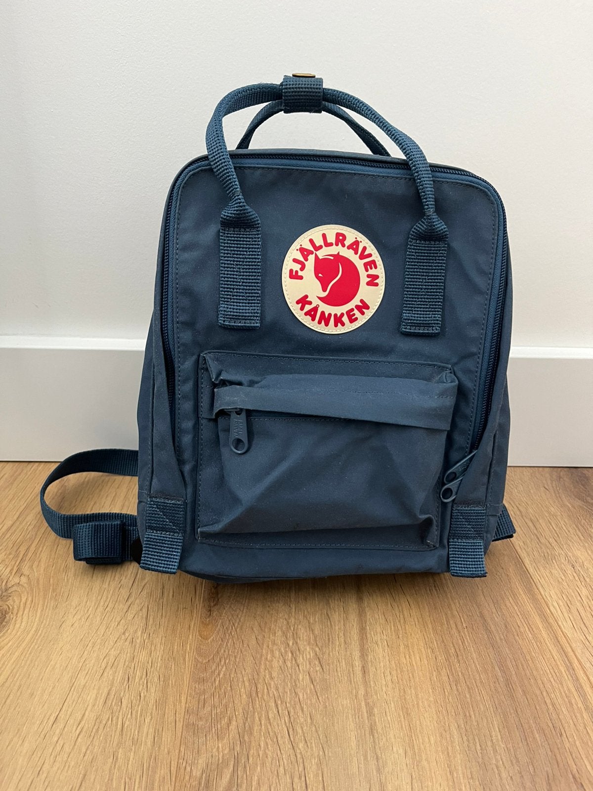 Fjallraven Kanken Mini Blauw, Overige merken, Gebruikt, Minder dan 30 cm, Ophalen of Verzenden