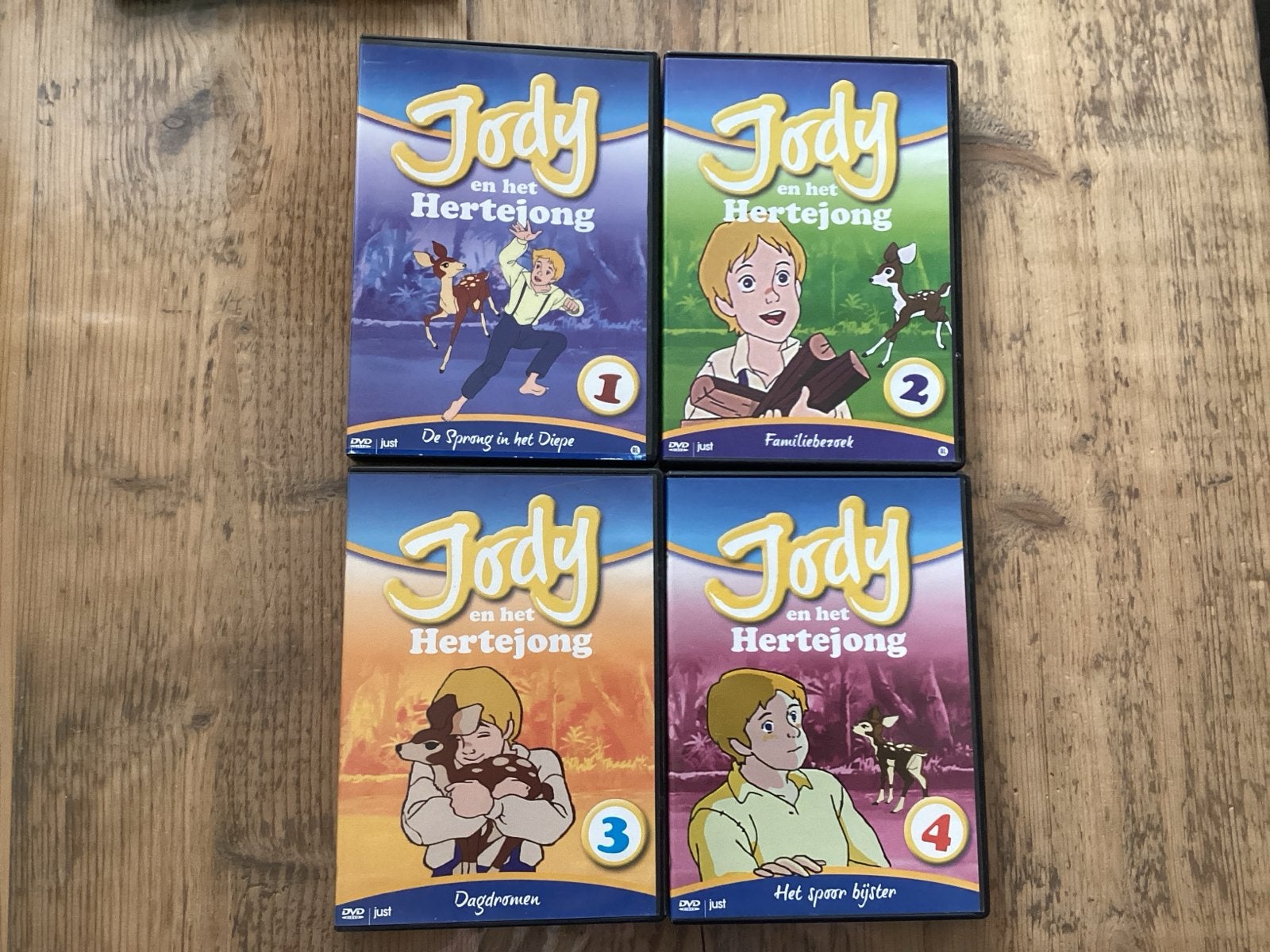 Jody en het Hertejong - Complete DVD Collectie (4 DVD's), Gebruikt, Animatie, Alle leeftijden, Tv-serie