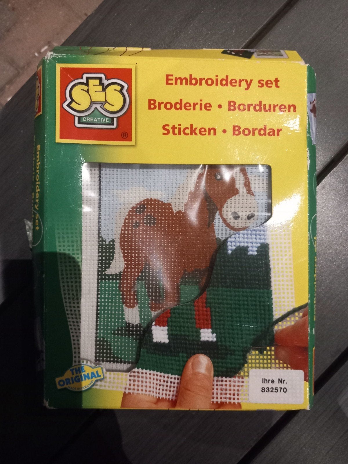 SES Creative Borduurpakket Paard - Nieuw in verpakking, Ophalen of Verzenden, Nieuw, Handborduren, Borduurpakket