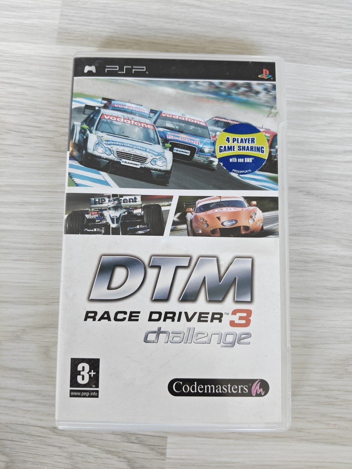 DTM Race Driver 3 Challenge PSP, Spelcomputers en Games, 1 speler, Ophalen of Verzenden, Zo goed als nieuw, Onbekend
