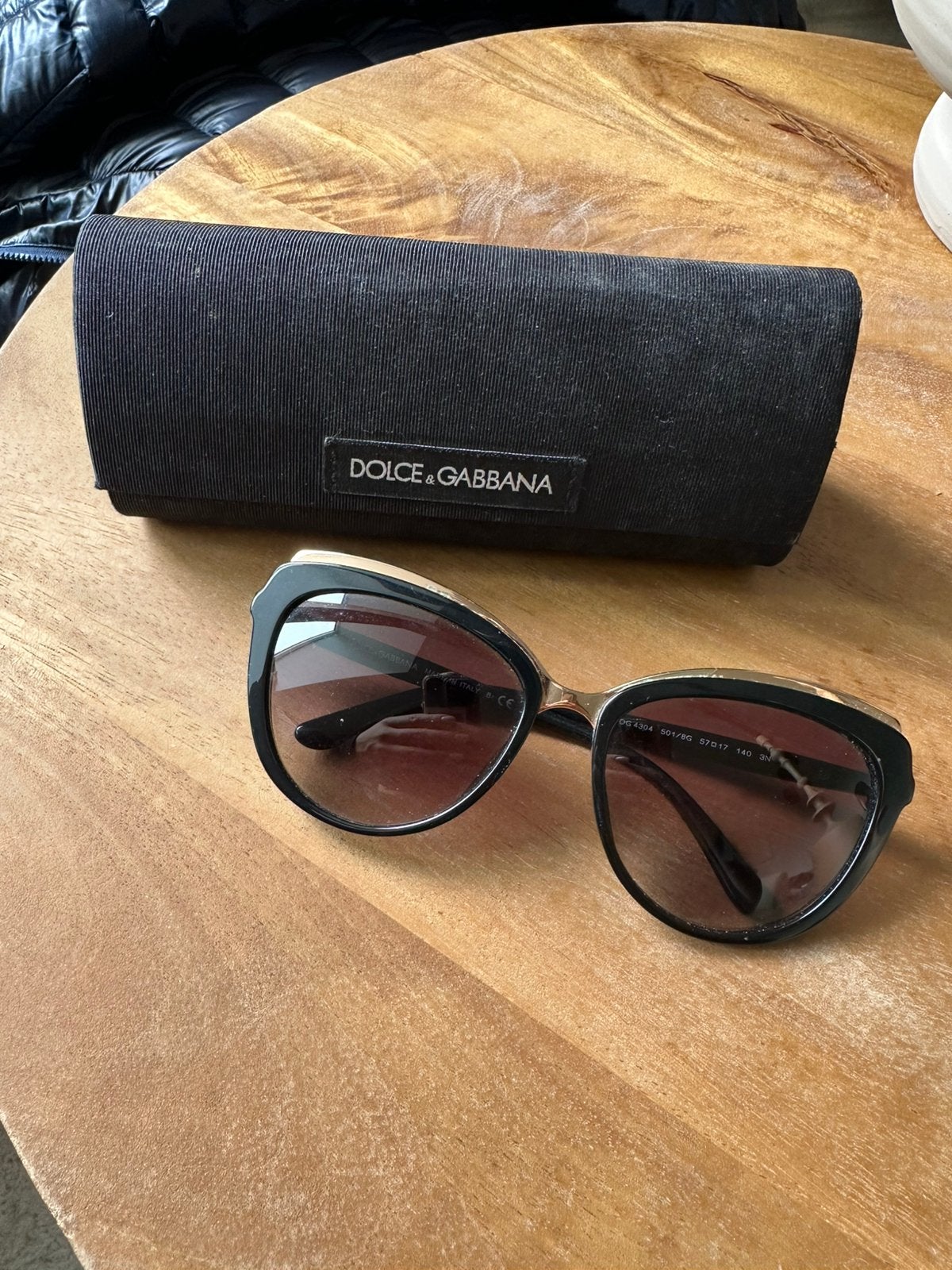 Dolce & Gabbana zonnebril dames, Gebruikt, Zonnebril, Zwart, Ophalen of Verzenden