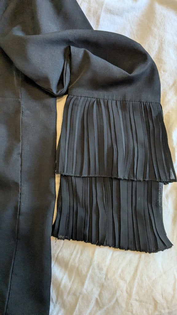 Nieuw! Blouse top - aparte mouw - Scamm - L (XL), Scamm, Verzenden, Zwart, Maat 46/48 (XL) of groter