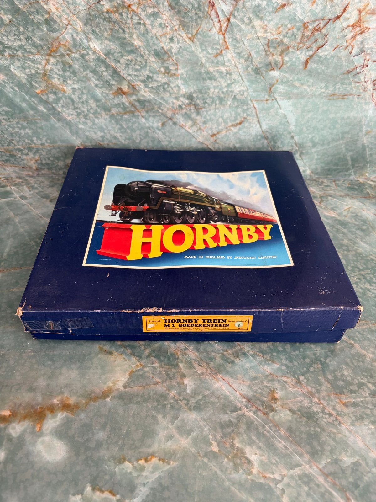 Vintage Hornby Treinset Jaren '40 - Nederlandse Set, Ophalen of Verzenden, Gebruikt, Trein, Schaalmodel