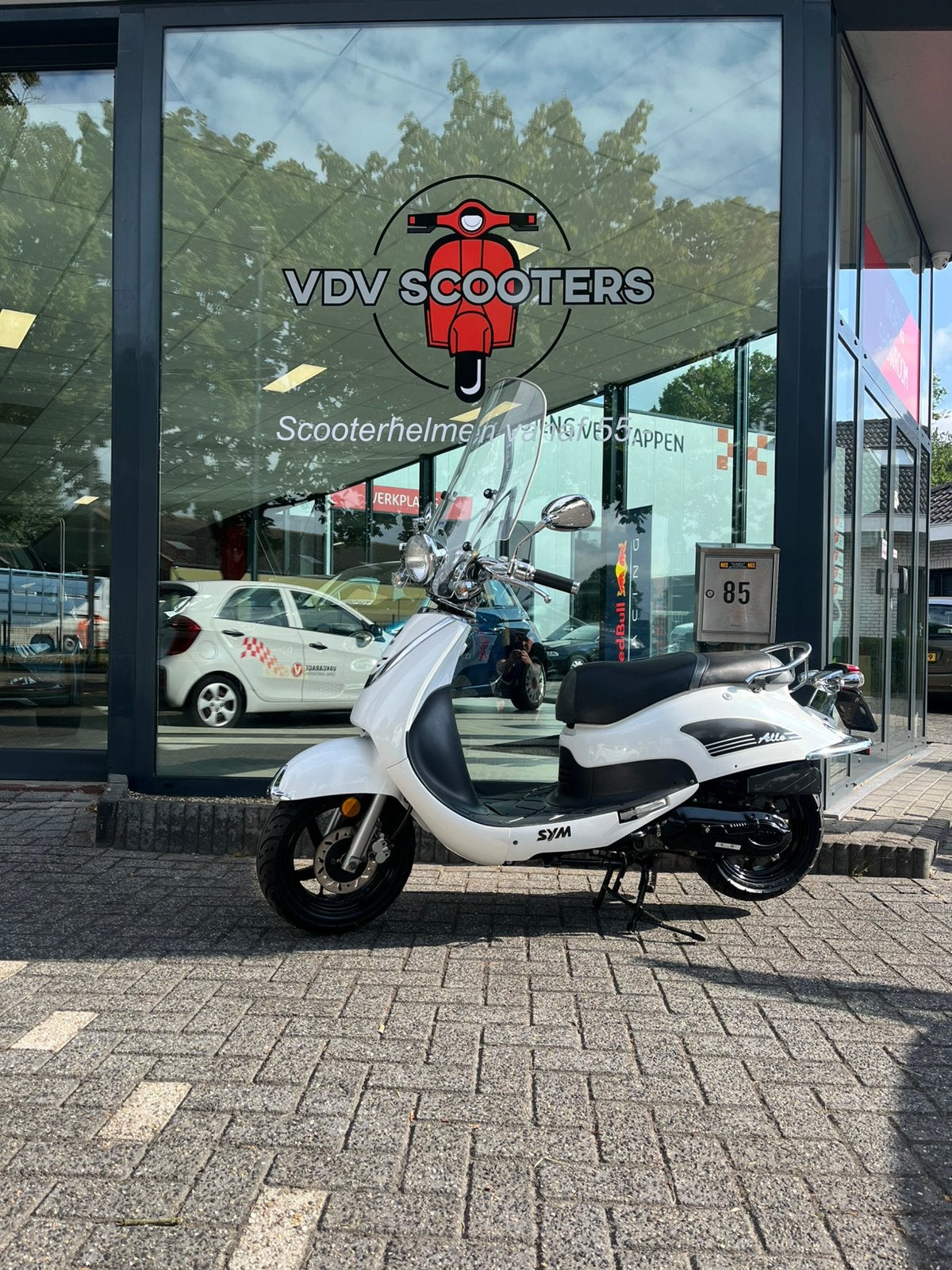Zo goed als nieuwe Sym Allo 1e eigenaar, Fietsen en Brommers, Scooters | SYM, Zo goed als nieuw, Allo, Maximaal 25 km/u, Benzine