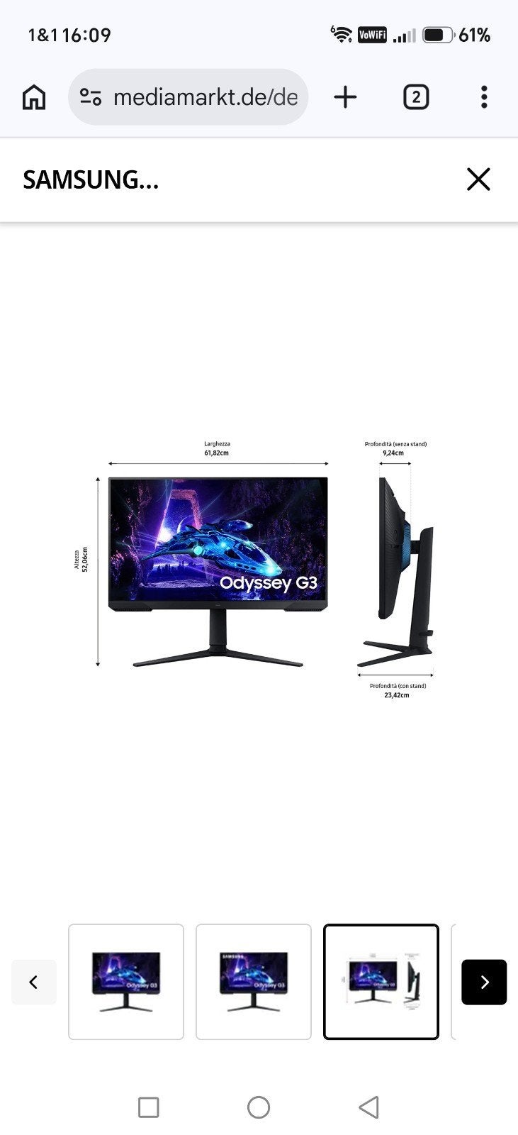 Nieuwe Samsung Odyssey G3 Gaming Monitor - 27 inch, Computers en Software, Gaming, Nieuw, Ophalen of Verzenden, Samsung