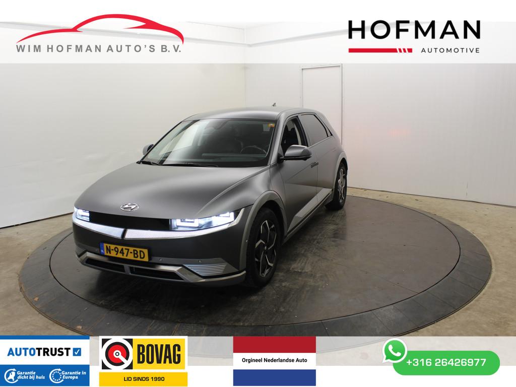 Hyundai IONIQ 5 Lounge 73kWh SOH 94% Vol Leder Camera EL aKl, Auto's, Achterwielaandrijving, Gebruikt, Zwart, Met garantie (alle)