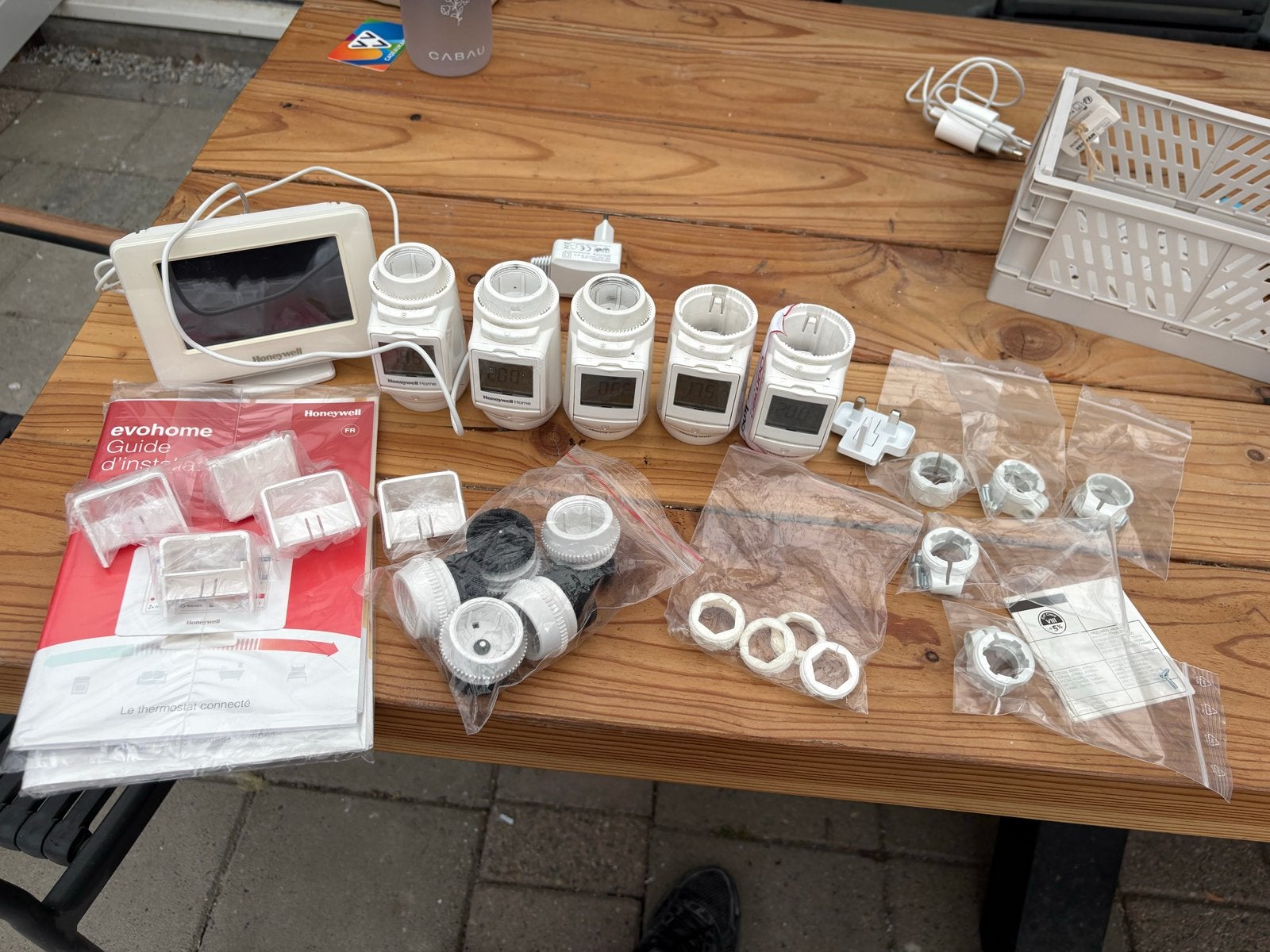 Honeywell Evohome Multi Zone Kit HR92 - Slimme Radiatorknop, Ophalen of Verzenden, Slimme thermostaat, Gebruikt