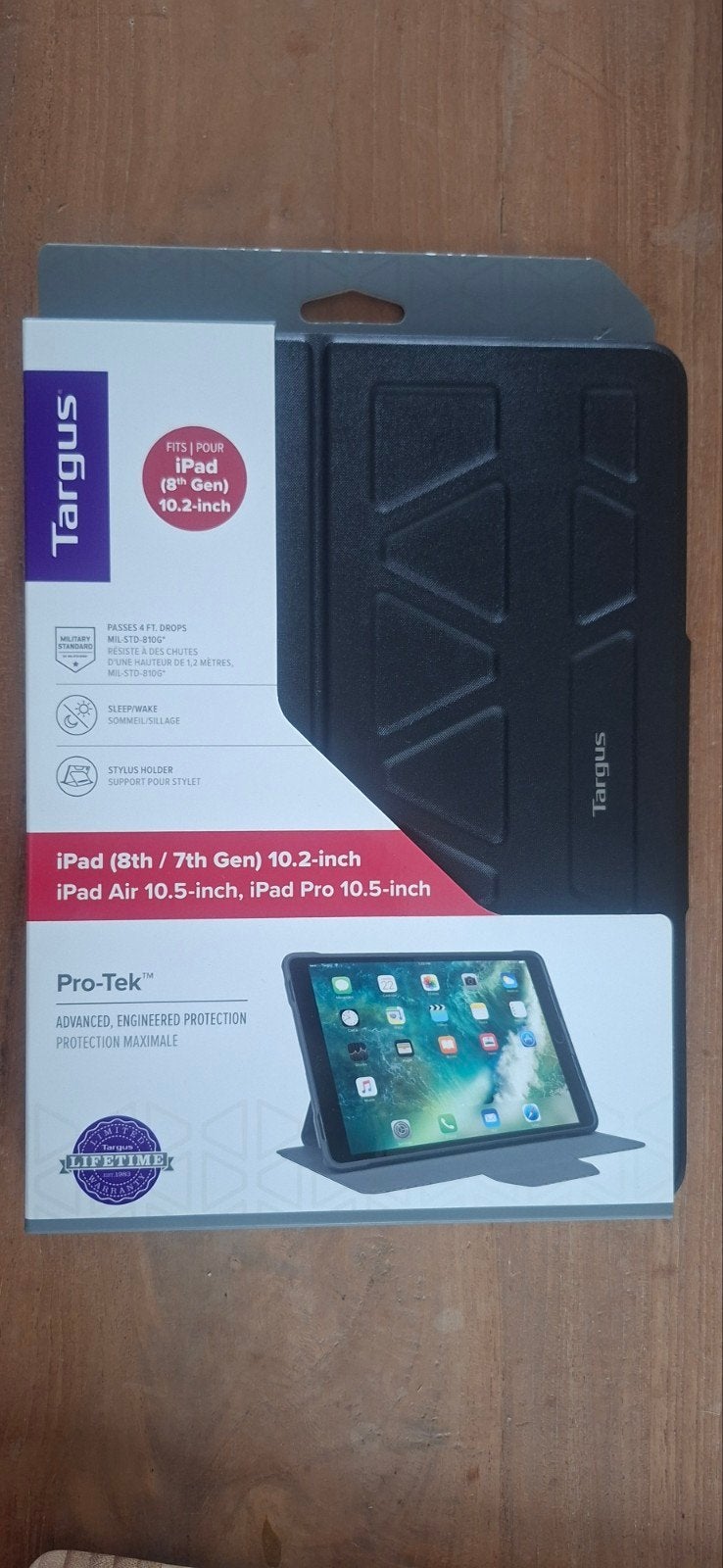 Targus iPad (8th/7th Gen) 10.2-inch hoes - Zwart, Computers en Software, Apple iPads, 10 inch, 32 GB, Apple iPad, Zwart