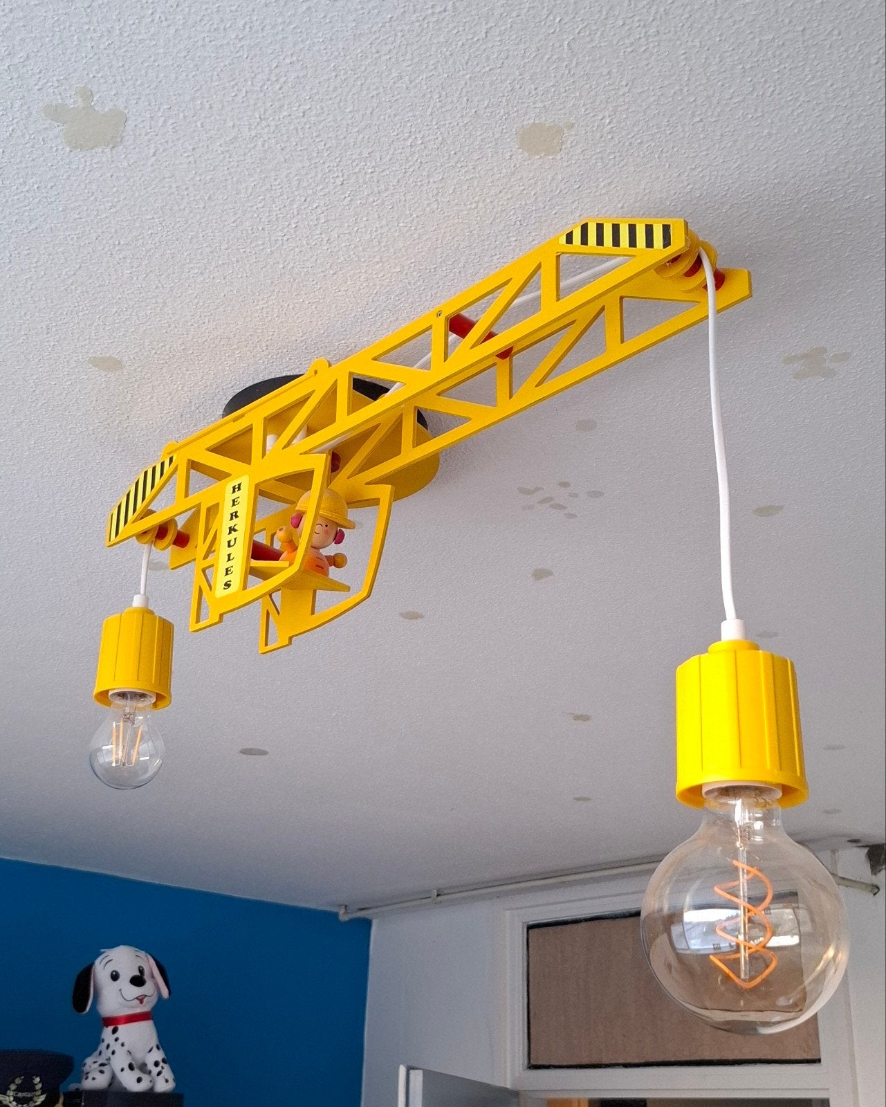 Plafondlamp Kraan, Huis en Inrichting, Ophalen, Speels, Kinderkamer,, E27 (groot), Zo goed als nieuw