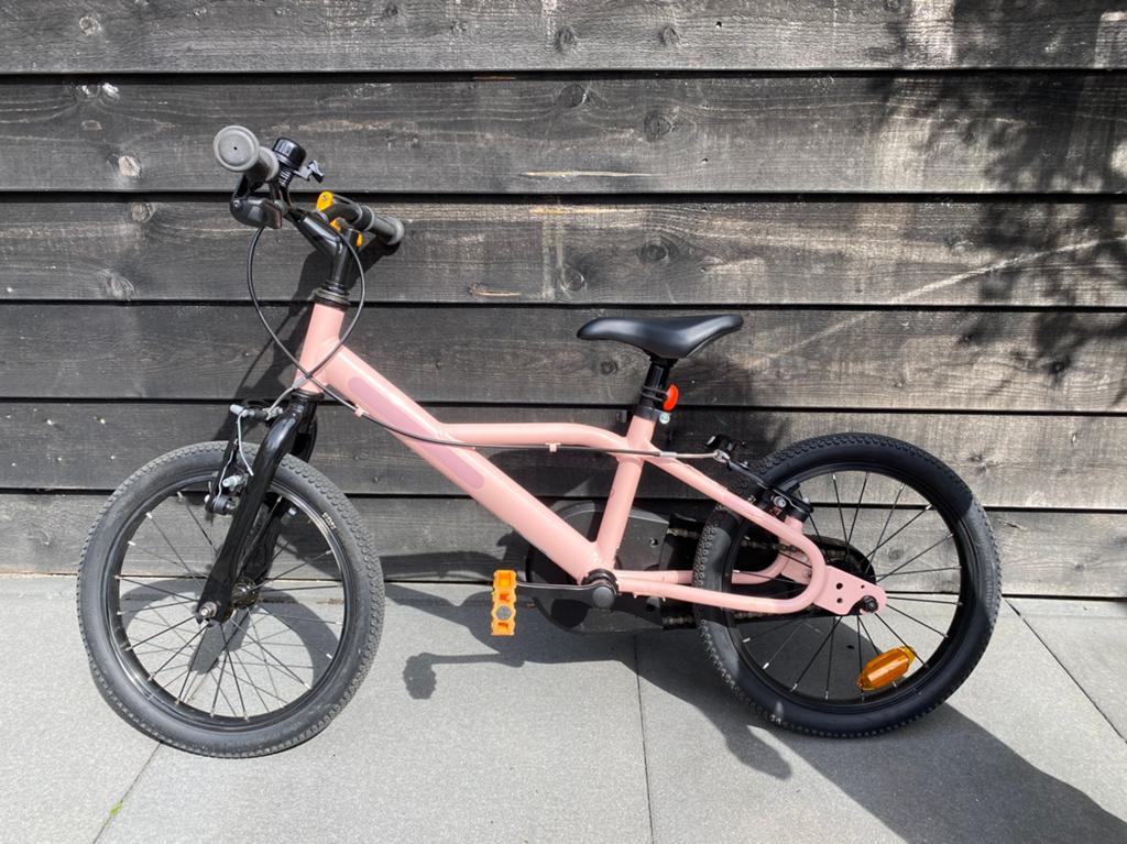 Mooie meisjes fiets 16 inch, Ophalen, Zo goed als nieuw, 16 tot 20 inch