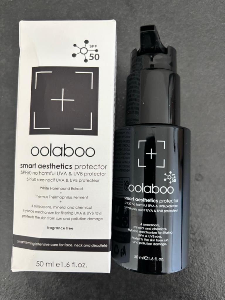 Oolaboo Smart Aesthetics Protector SPF50, Ophalen of Verzenden, Nieuw, Gehele gezicht, Verzorging