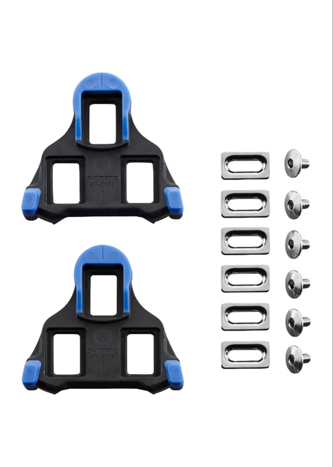 Shimano SM-SH12 SPD-SL Schoenplaatjes - Blauw, Fietsen en Brommers, Fietsonderdelen, Crankstel of Pedalen, Ophalen of Verzenden