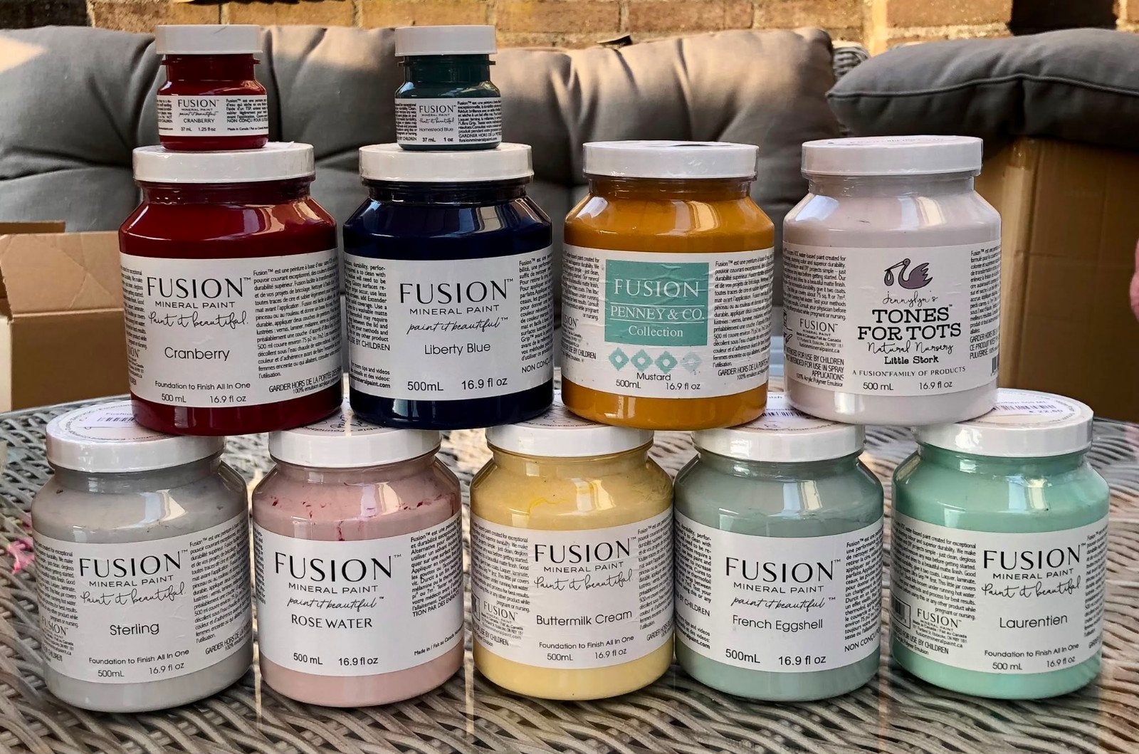 Grote partij Fusion Mineral Paint in diverse, Nieuw, Ophalen of Verzenden
