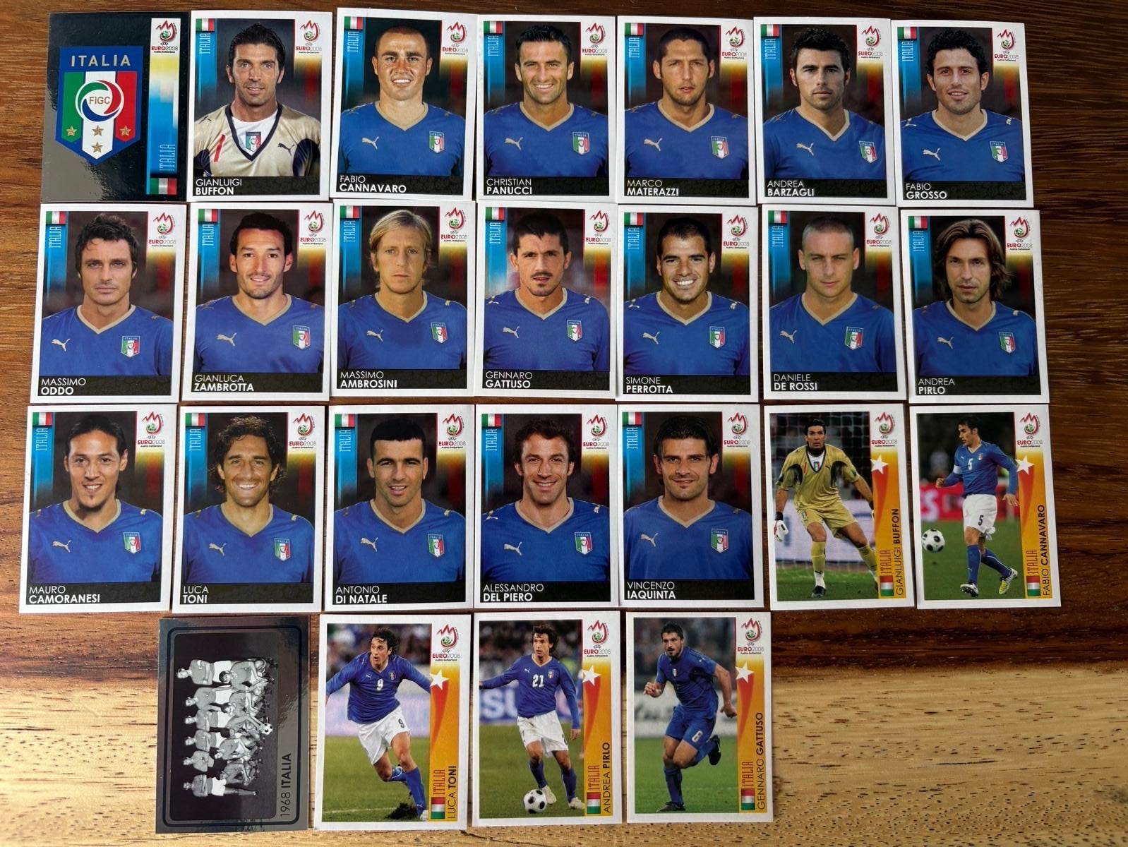 Panini Euro 2008  voetbalplaatjes Italië, Ophalen of Verzenden, Zo goed als nieuw, Buitenlandse clubs, Poster, Plaatje of Sticker