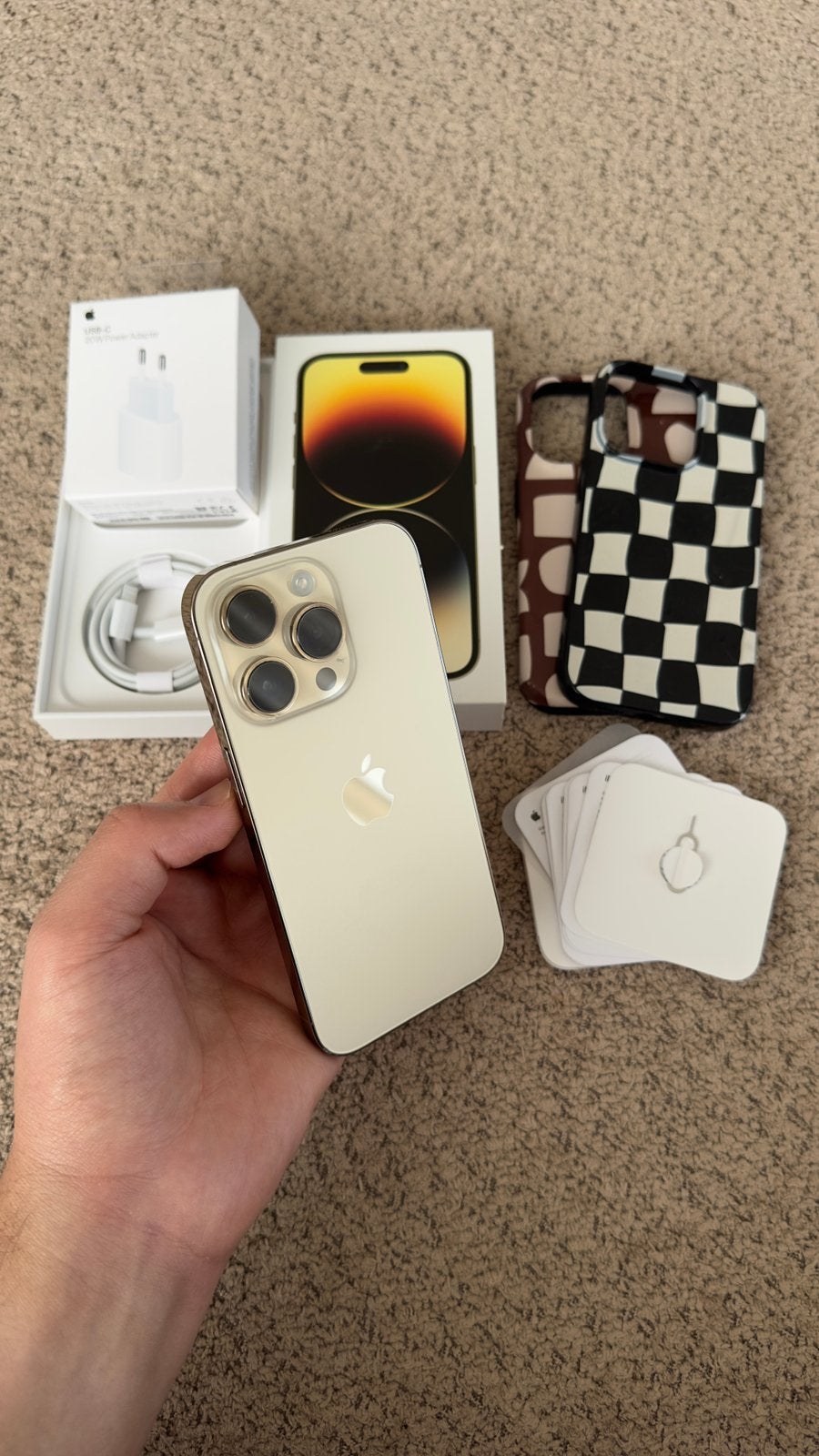 Foto 3 van Te koop iPhone 14 Pro 128GB Goud – Zo goed als nieuw
