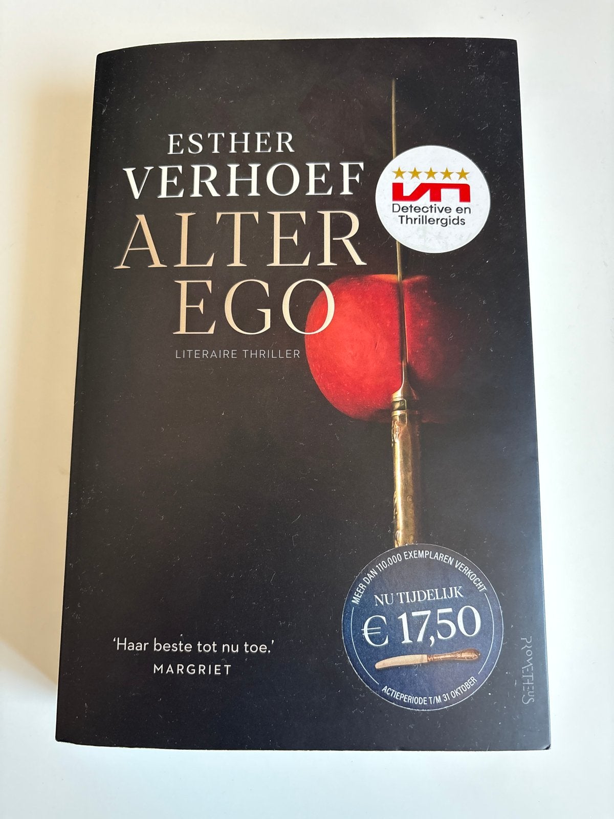 Esther Verhoef - Alter Ego (Literaire Thriller), Ophalen of Verzenden, Zo goed als nieuw, Nederland
