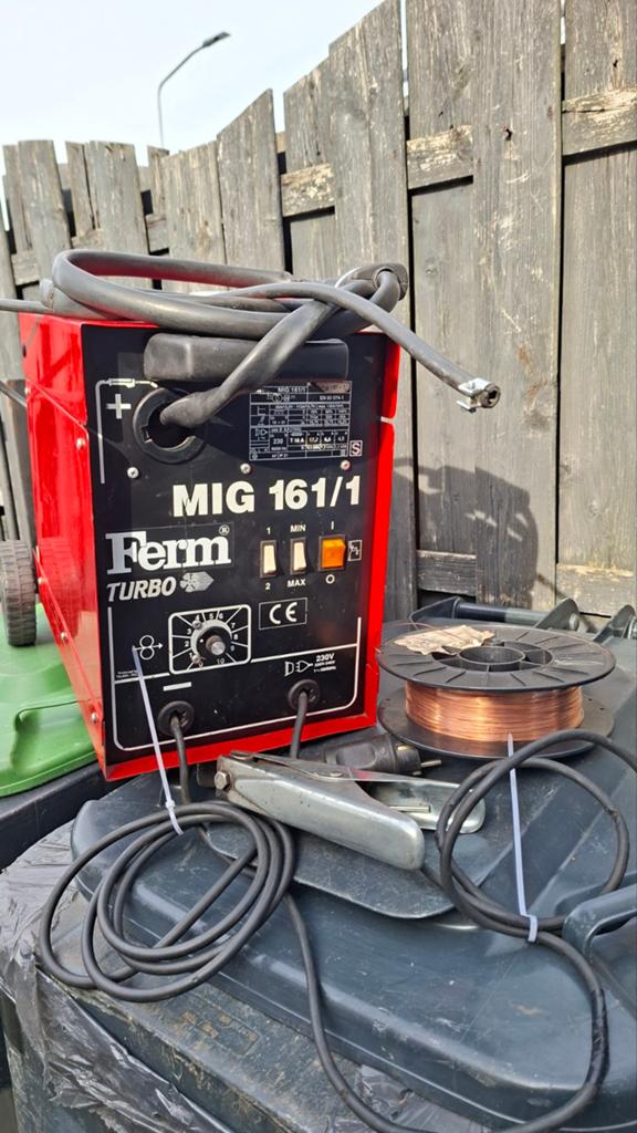 Te koop Ferm Mig Lasapparaat 161/1 turbo, Ophalen, Gebruikt, 150 tot 250 ampère, Tig