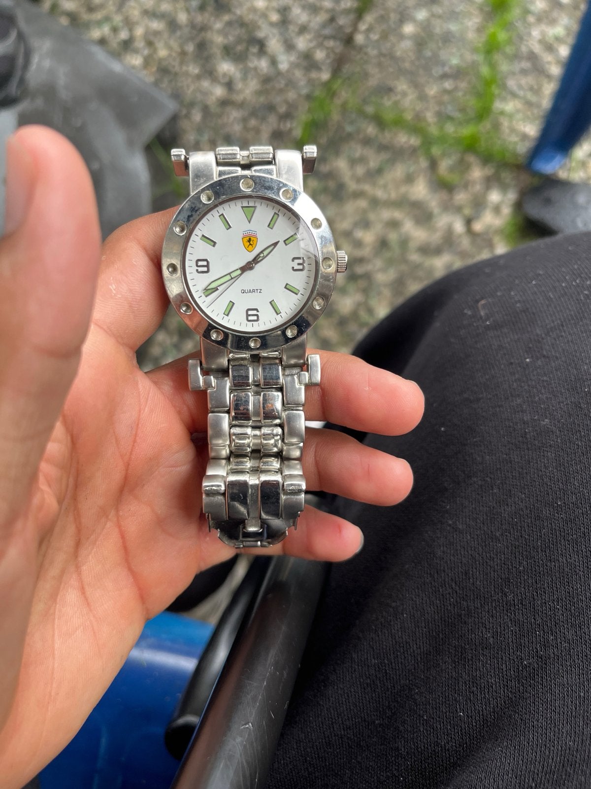Antieke horloge - Ophalen in Spijkenisse, Sieraden, Tassen en Uiterlijk, Horloges | Antiek, Staal, Met bandje, Polshorloge, Onbekend