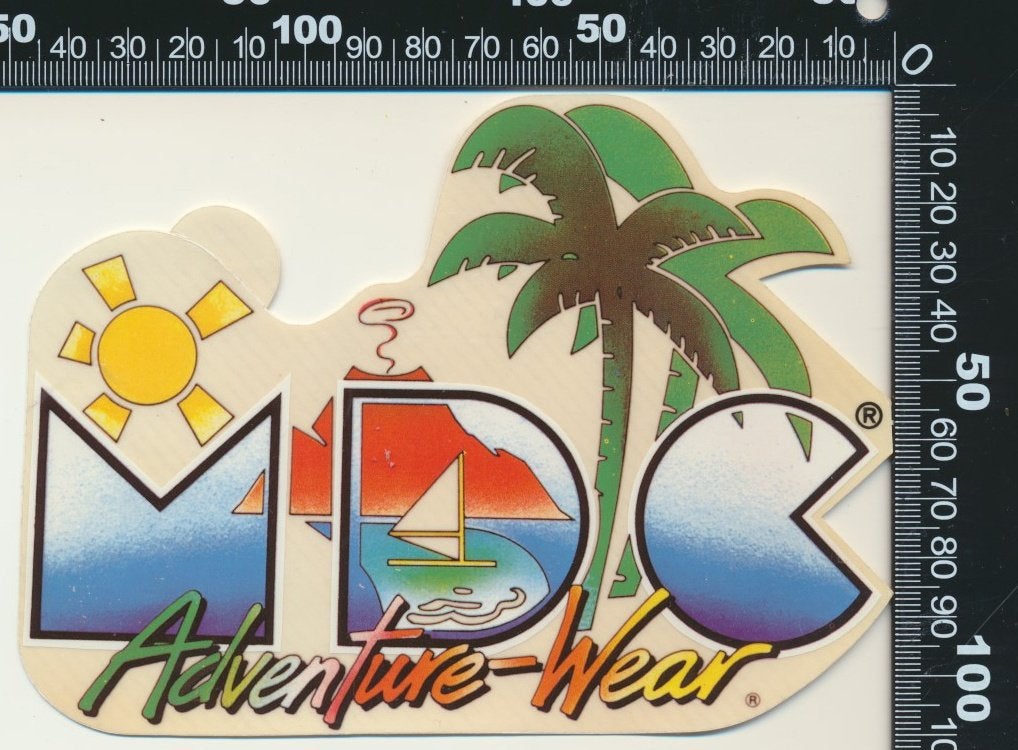 Sticker: MDC Adventure Wear, Verzenden, Zo goed als nieuw, Bedrijf of Vereniging