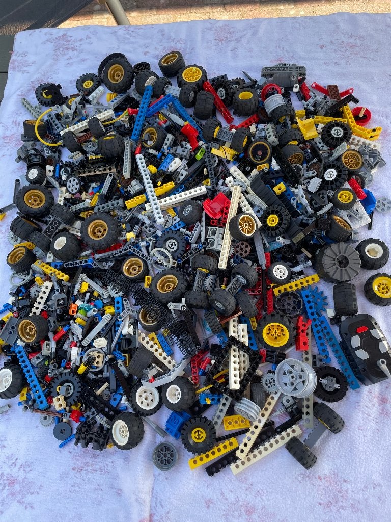 Lego technisch, 2,4 kilo / kg, Gebruikt, Lego, Ophalen of Verzenden, Technic