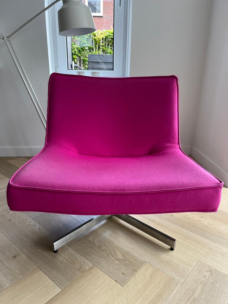Design draaistoel Harvink editie Do kleur Roze, Ophalen, Gebruikt, Minder dan 75 cm, 50 tot 75 cm
