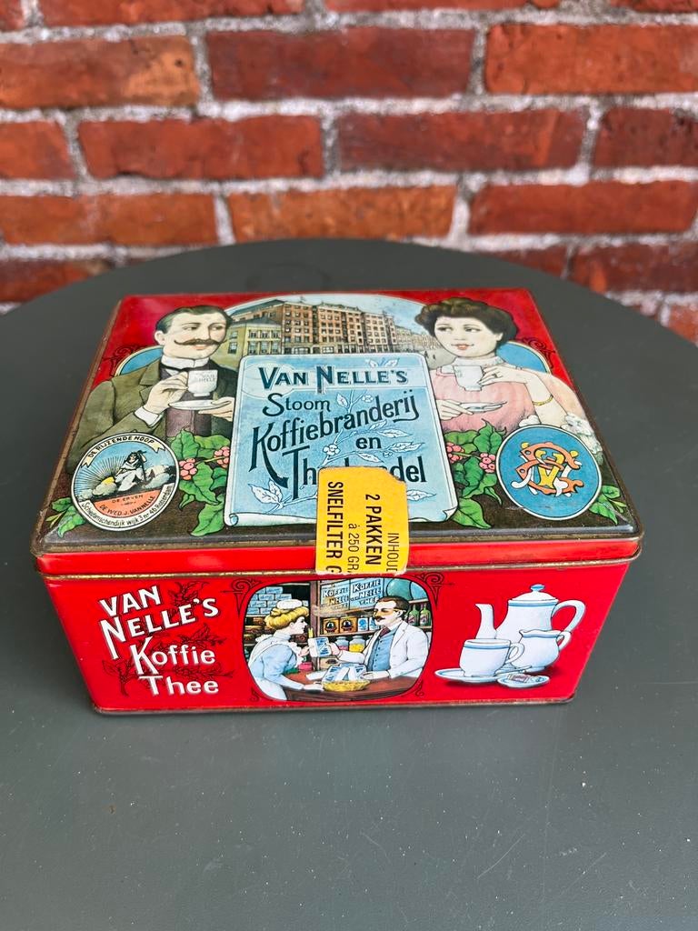 Van nelle koffie blik, Verzamelen, Blikken, Ophalen, Zo goed als nieuw, Koffie, Van Nelle