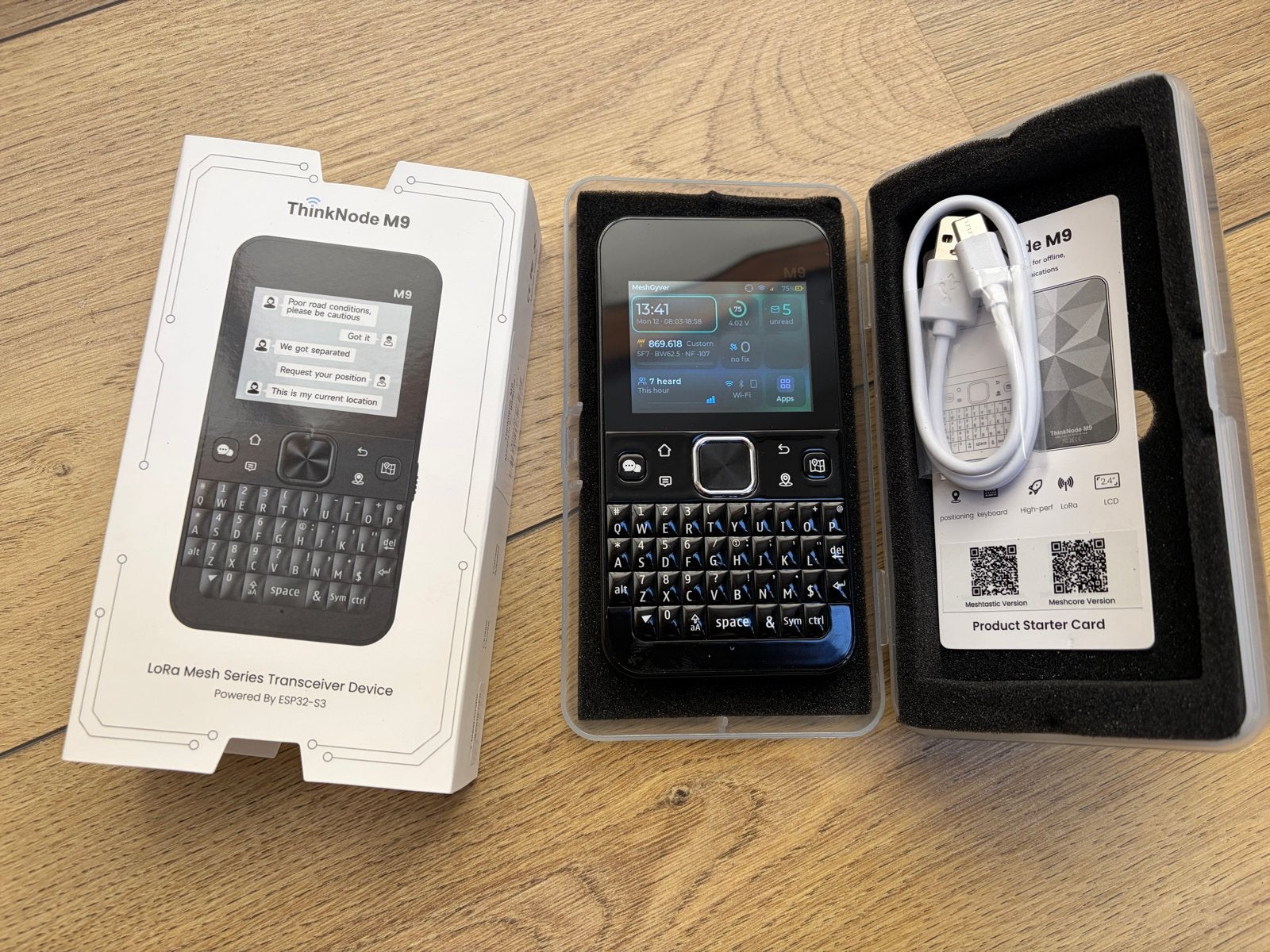Elecrow Thinknode M9 met Meshcore Wadamesh (m2453689215) — Zenders en ...