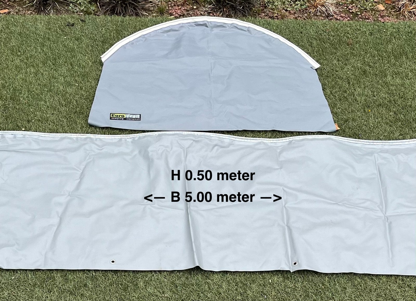 Eurotrail Caravan Tochtstrook lengte 5.0m hoogte 0.52m, Ophalen, Zo goed als nieuw