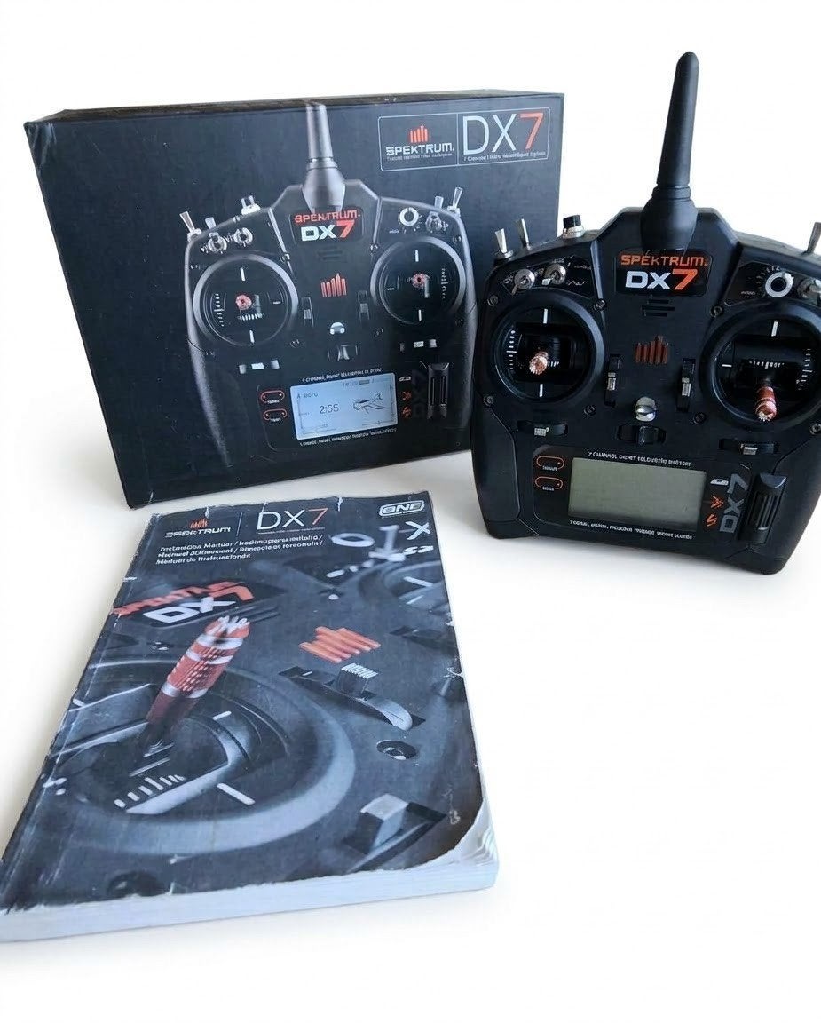 Spektrum zender dx7, Ophalen, Gebruikt