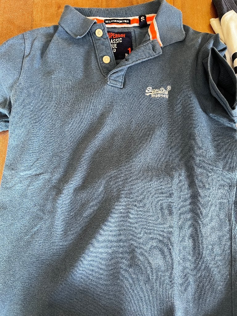 Superdry polo, Ophalen of Verzenden, Gedragen, Blauw, Superdry