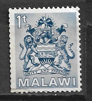 Malawi 1975 Rolzegel landswapen, Verzenden, Overige landen, Gestempeld