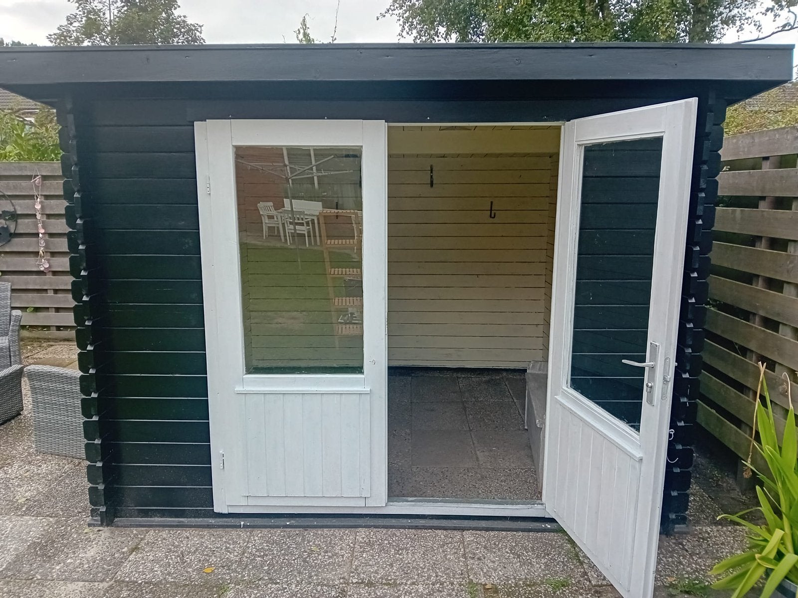 Tuinhuis hout, Tuin en Terras, Ophalen, 250 tot 500 cm, Schuur